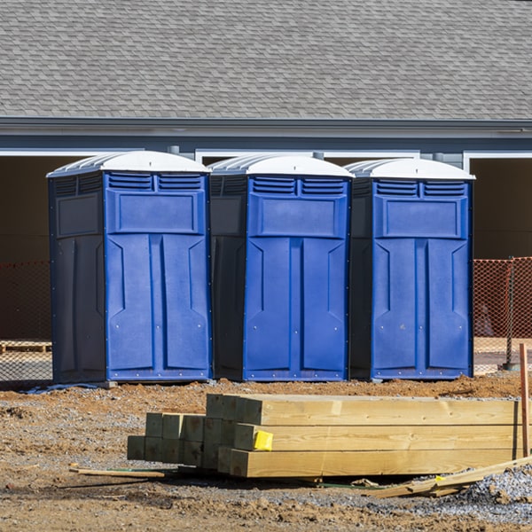 do you offer hand sanitizer dispensers inside the porta potties in Pratts VA